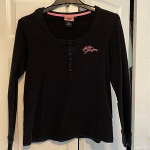 Black, size 2X Harley Davidson shirt.